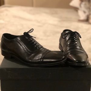 Men’s Black Leather Dress Shoes